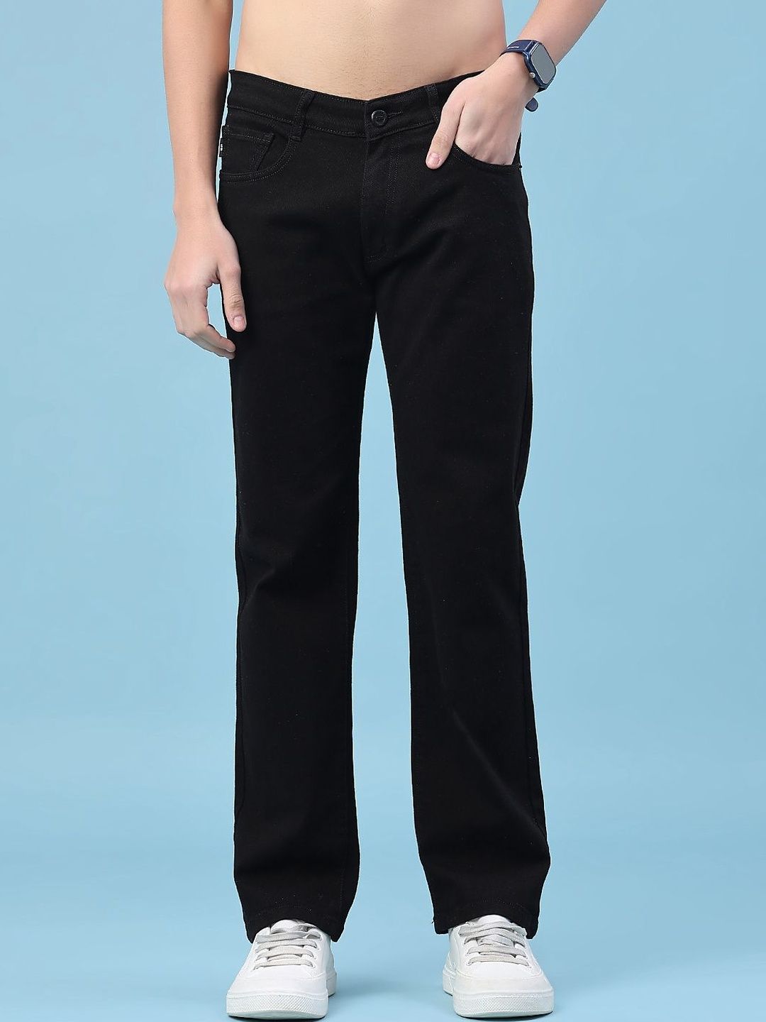 V-Mart Men Regular Fit Mid-Rise Stretchable Jeans