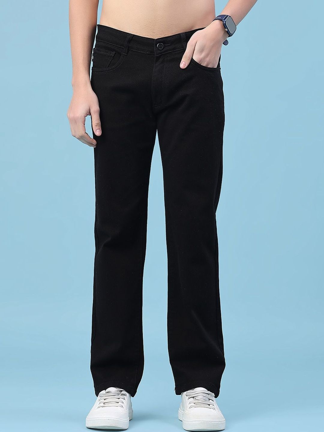 V-Mart Men Regular Fit Mid-Rise Stretchable Jeans