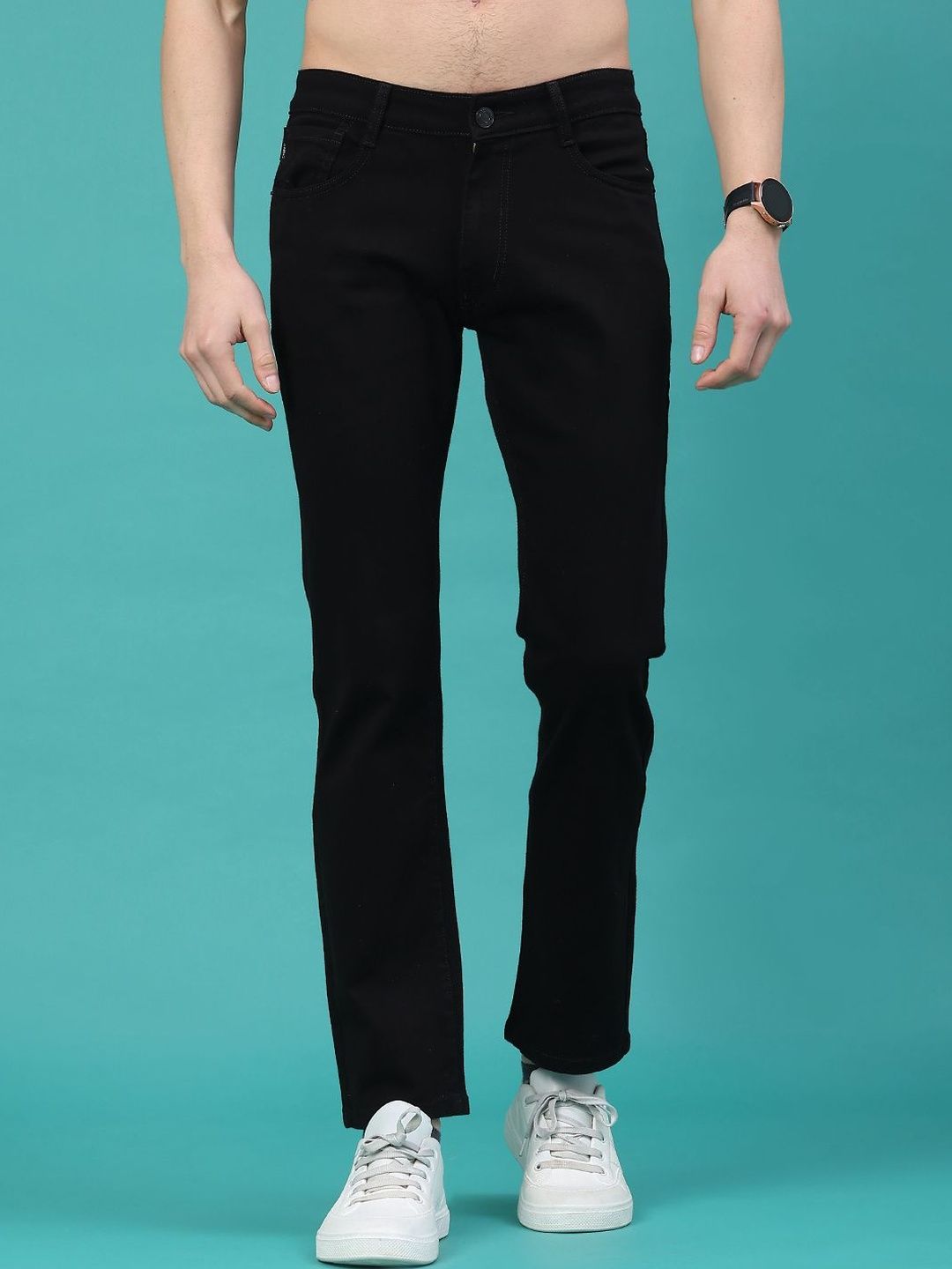V-Mart Men Regular Fit Mid-Rise Stretchable Jeans