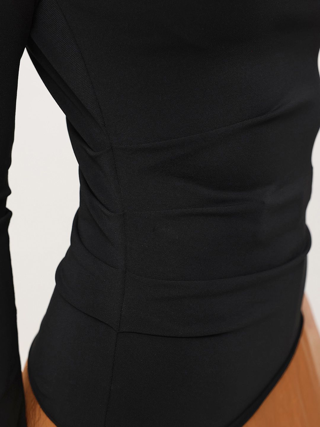 One Shoulder High Neck Top