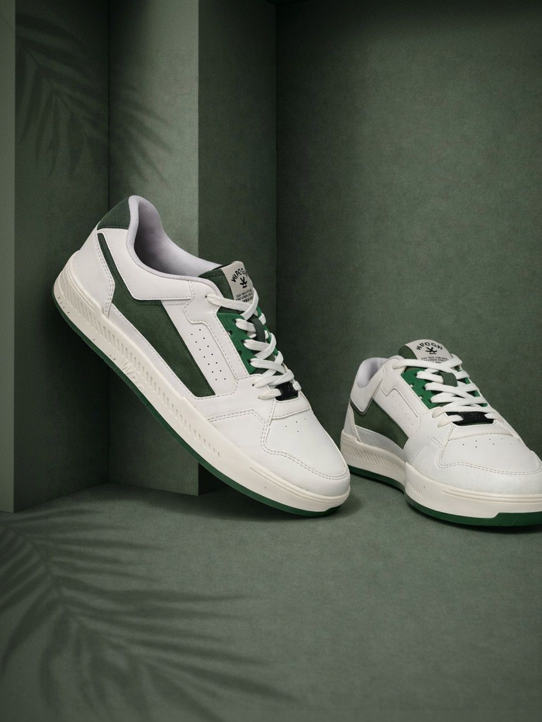 WROGN Men Colourblocked PU Sneakers