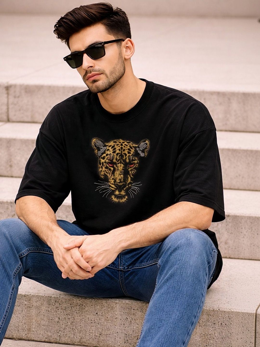 Men Printed T-shirt Moda Rapido Men Printed T-shirt