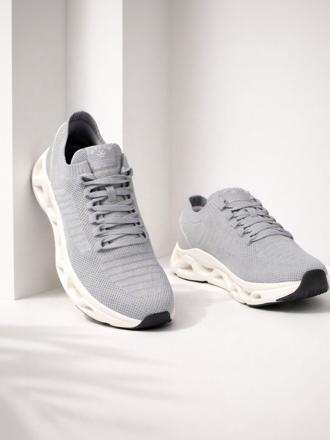 WROGN Men Textured Sneakers