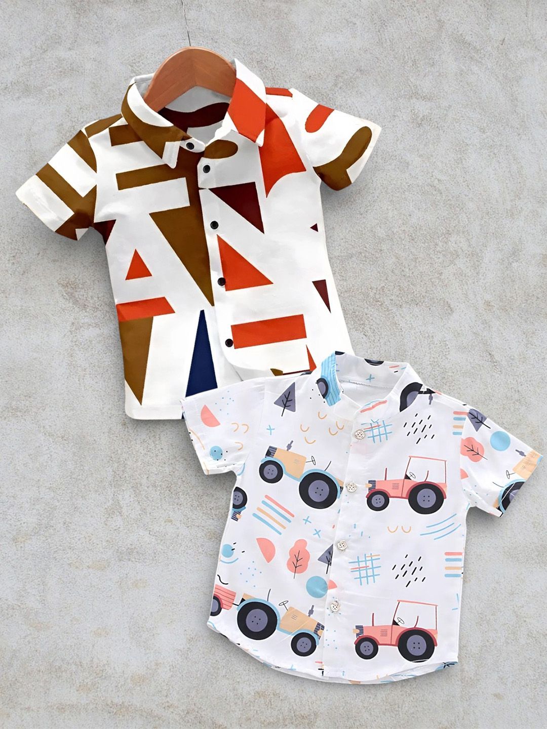 DUTT CREATION Boys Classic Printed Casual Shirt