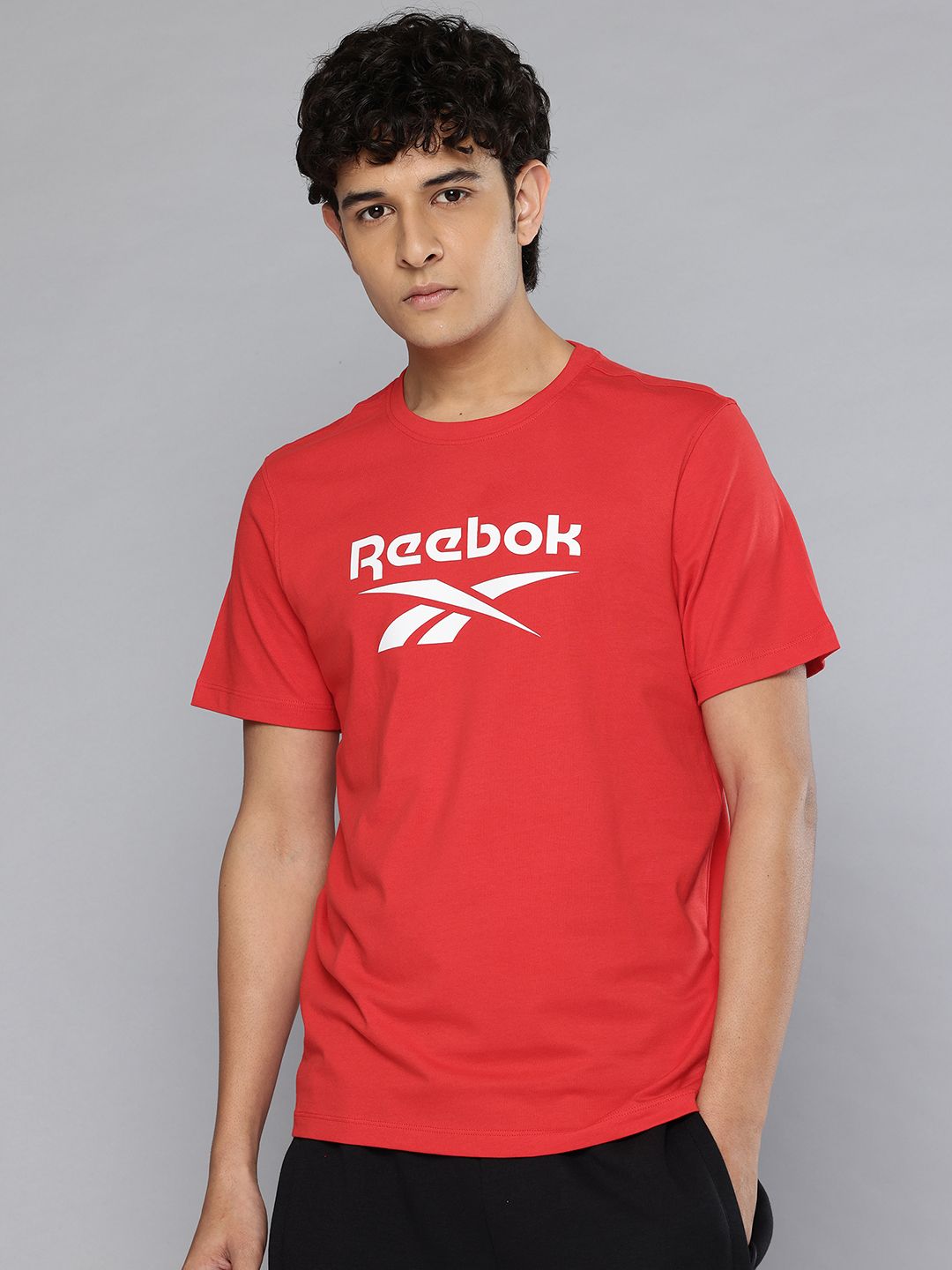 Reebok Brand Carrier Printed Cotton T-shirt