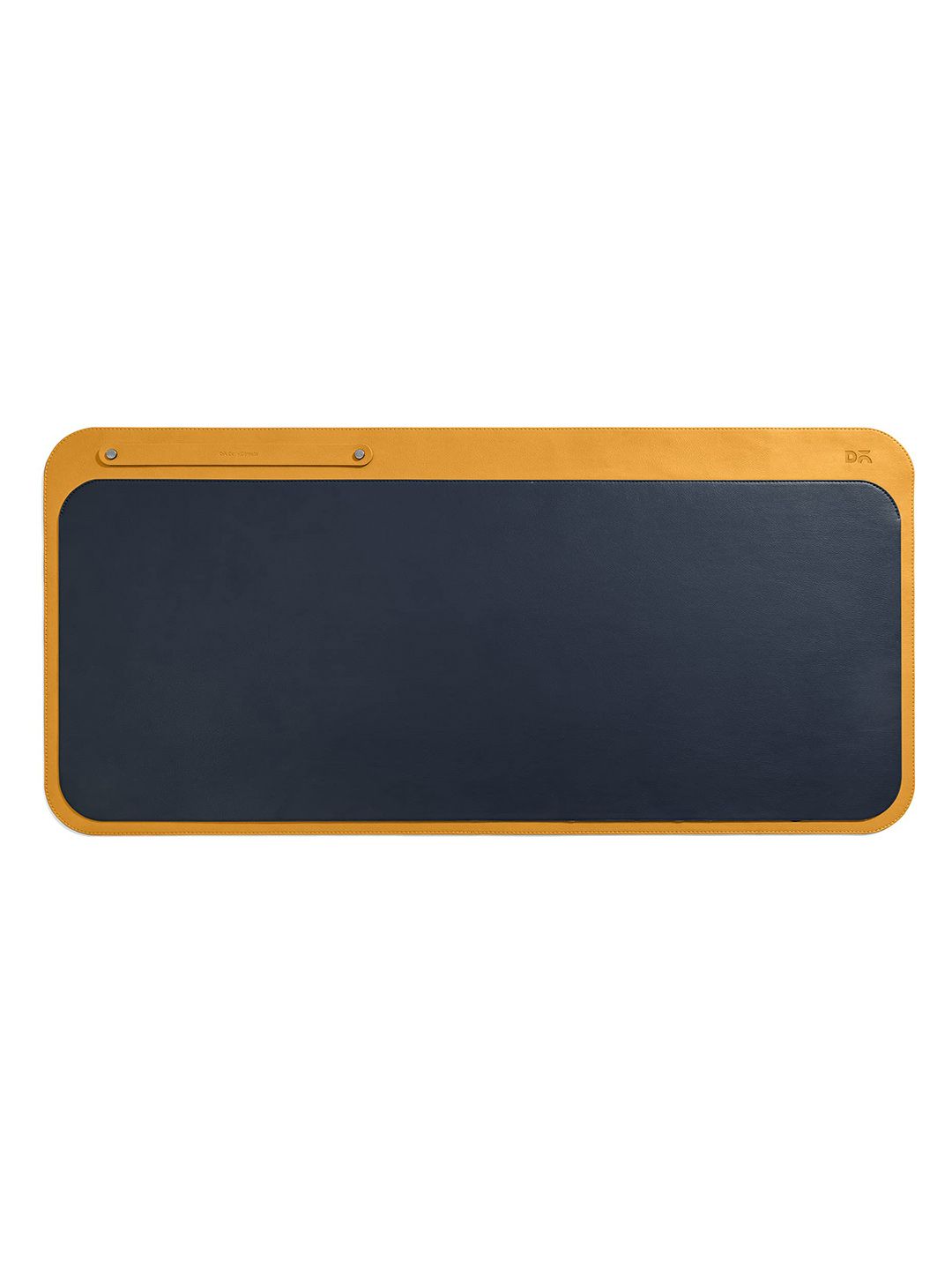 DailyObjects Space Mustard Yellow & Blue Desk Mat Dart Organisers
