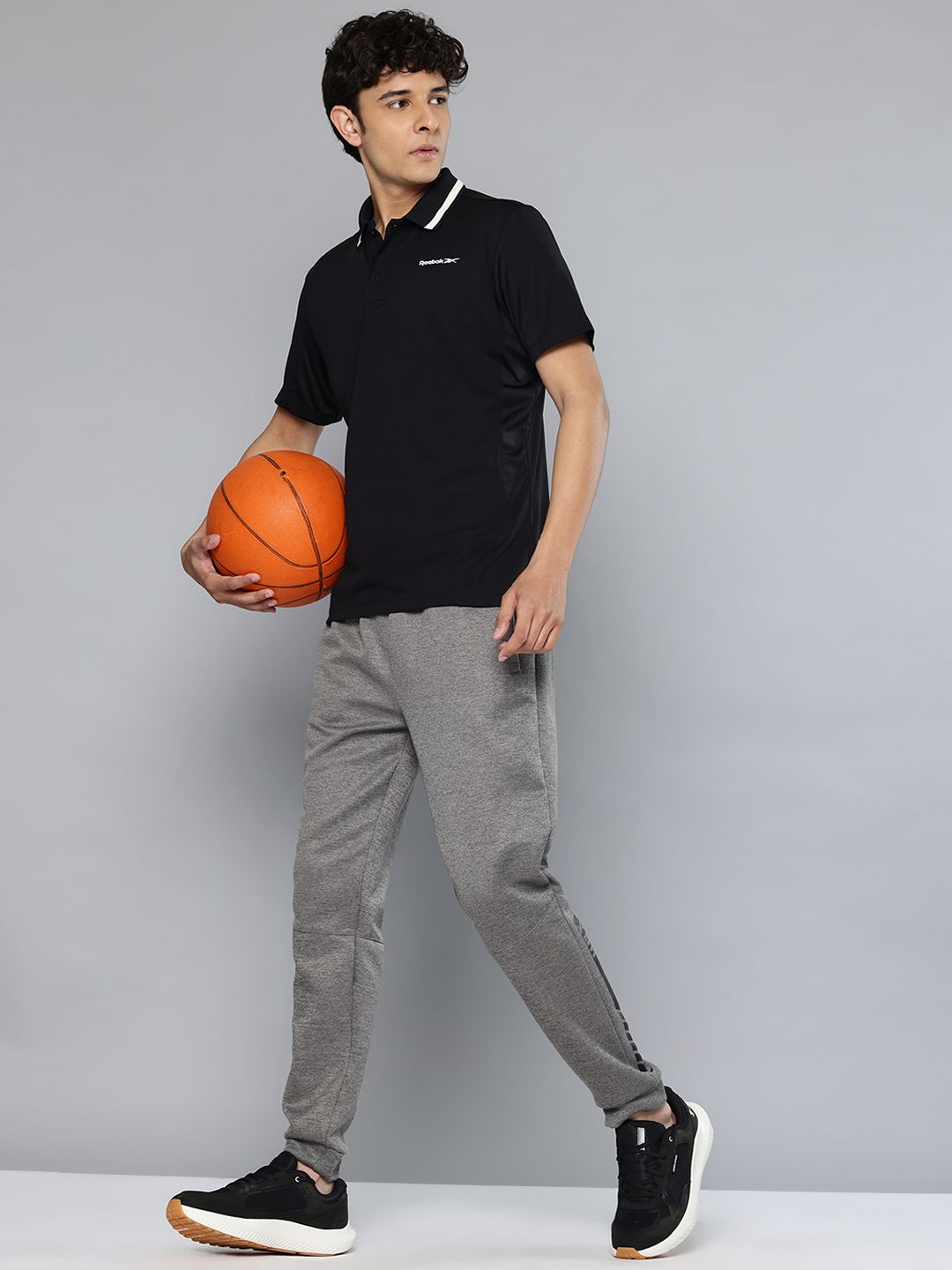 Reebok Swift Mesh Perf Polo Collar T-shirt