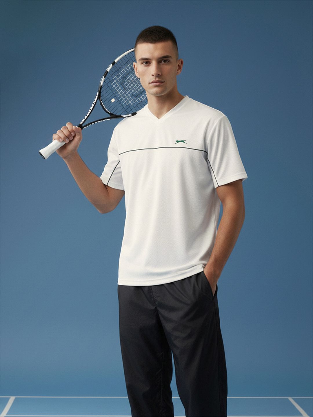 Slazenger V-Neck Relaxed Fit Sports T-shirt