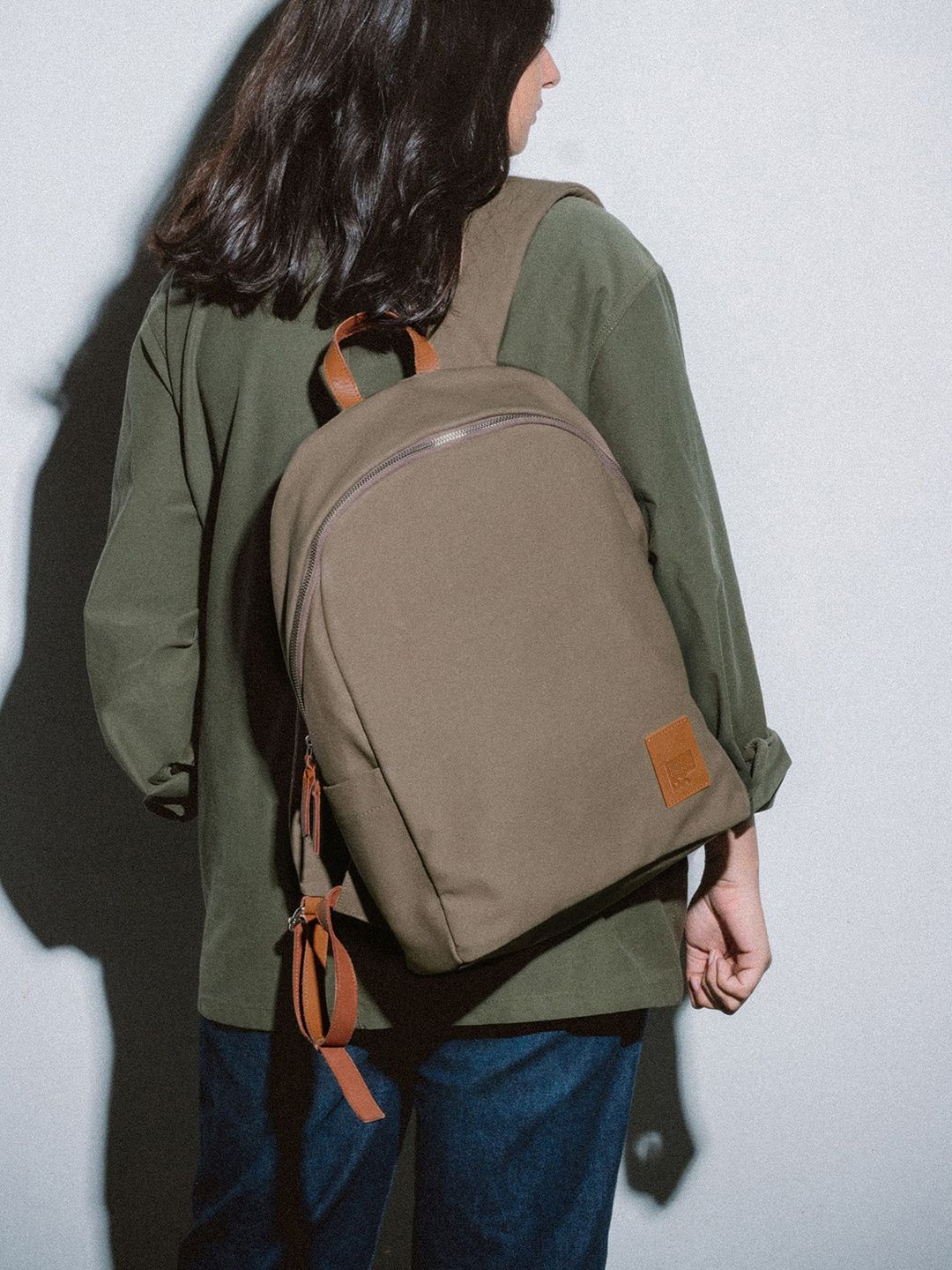 Beige Pedal Daypack DailyObjects Beige Pedal Daypack