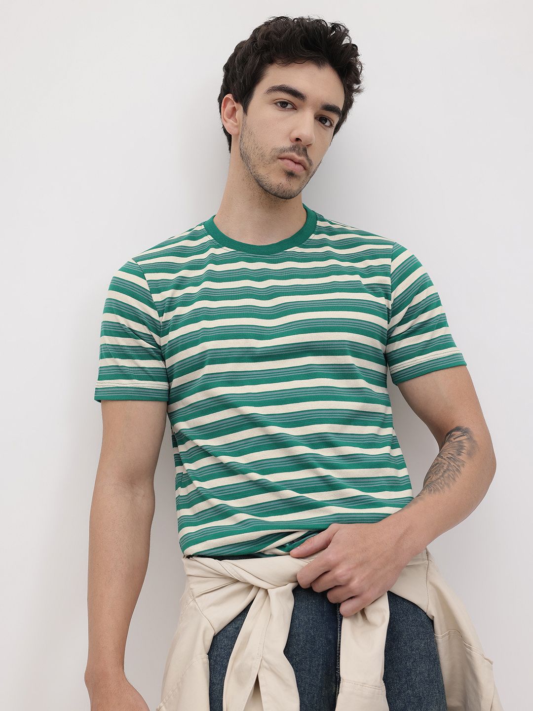 The Roadster Life Co. Striped T-shirt