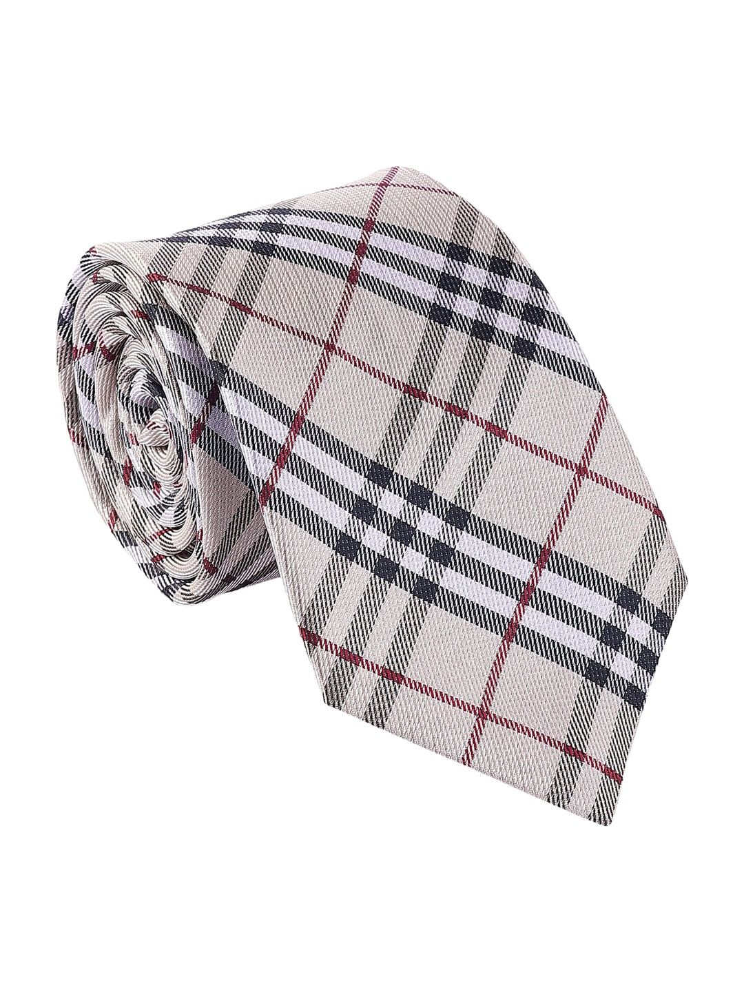 Alvaro Castagnino Men Checked Broad Tie