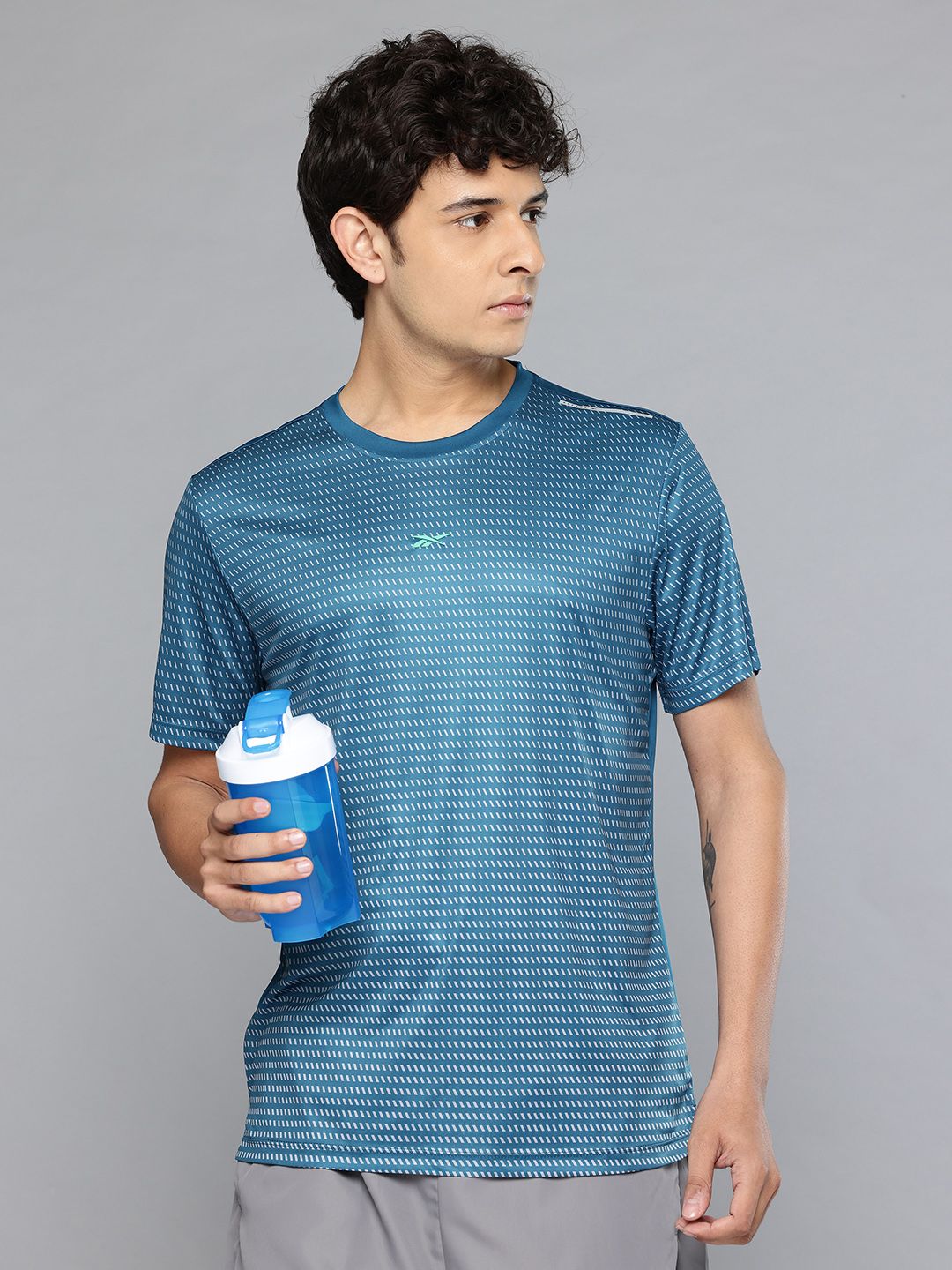 Reebok Poly Light Printed Running T-shirt