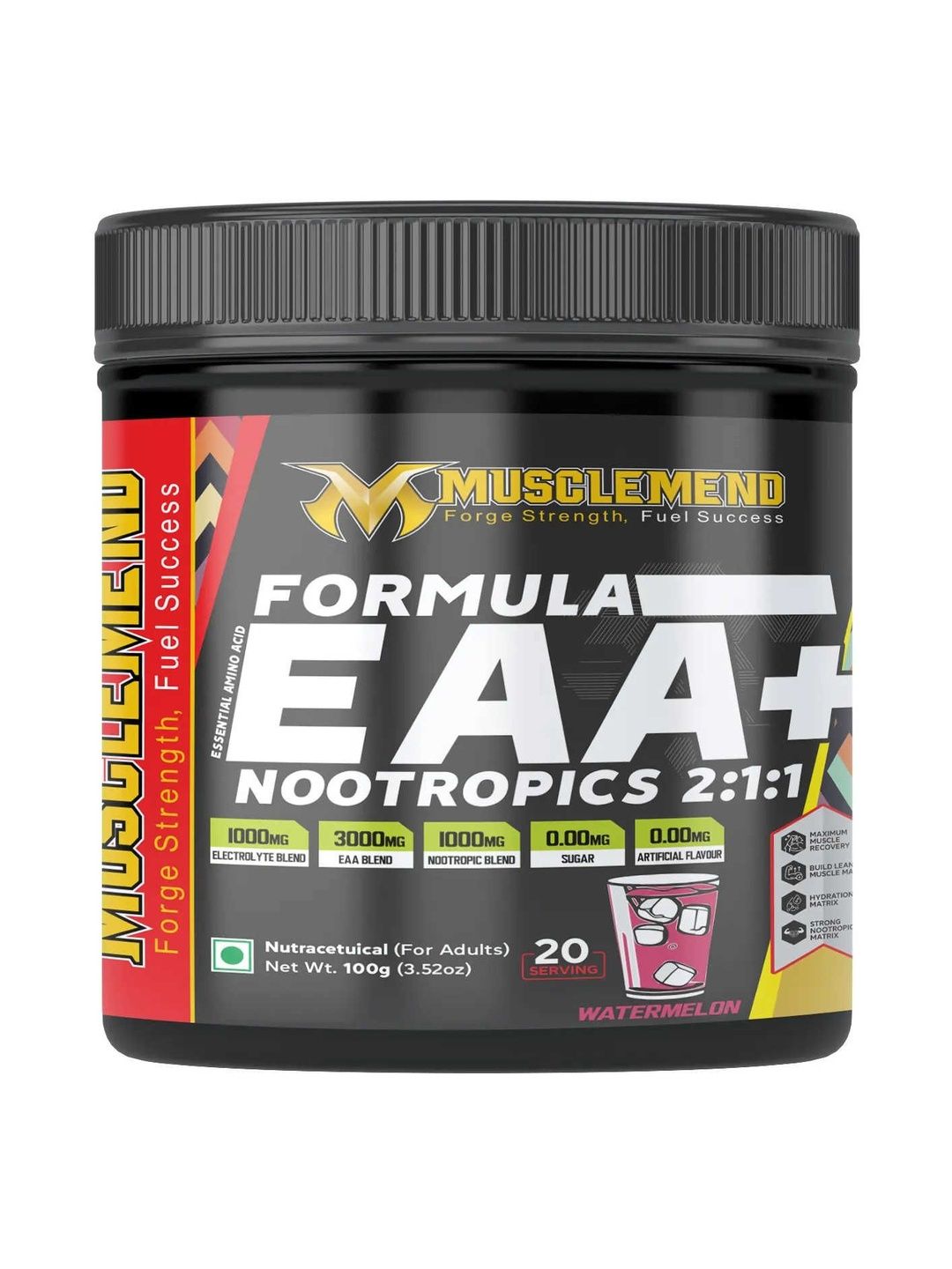 MUSCLEMEND MUSCLEMEND Formula EAA+ Nootropics - 100 g