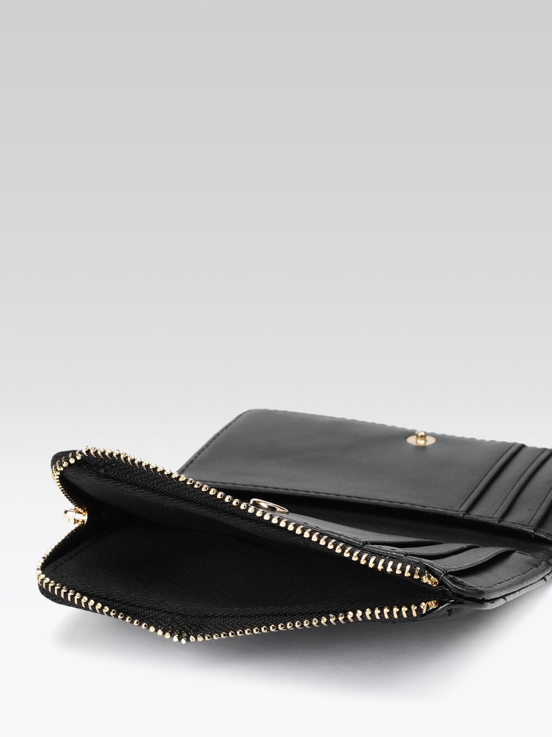 Quilted Two Fold Wallet