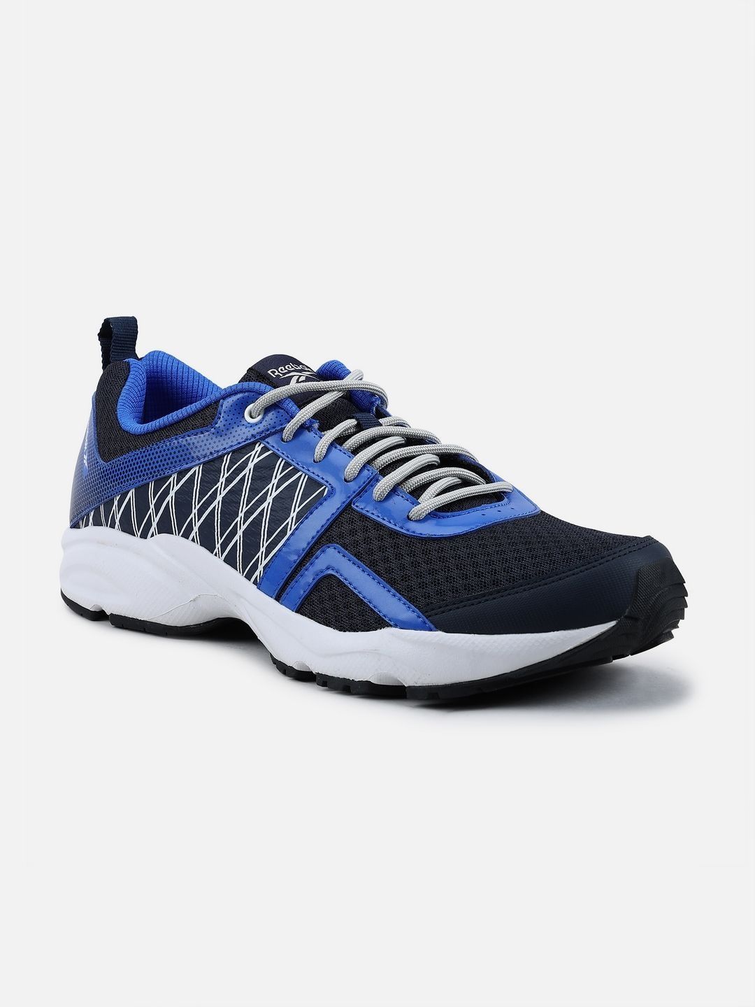 Reebok Smooth Speed Navy Blue Steel Men Lace-Ups Running Sports Shoes