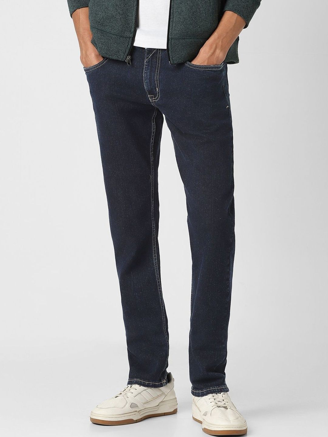 Peter England Casuals Men Tapered Fit Mid-Rise Jeans