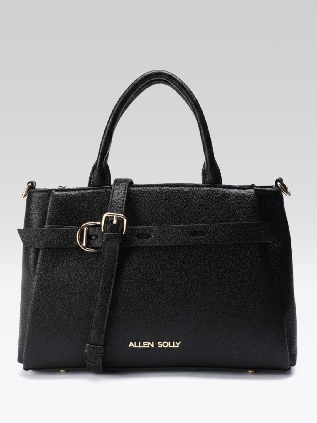 Allen Solly Structured Handheld Bag with Buckle Detail