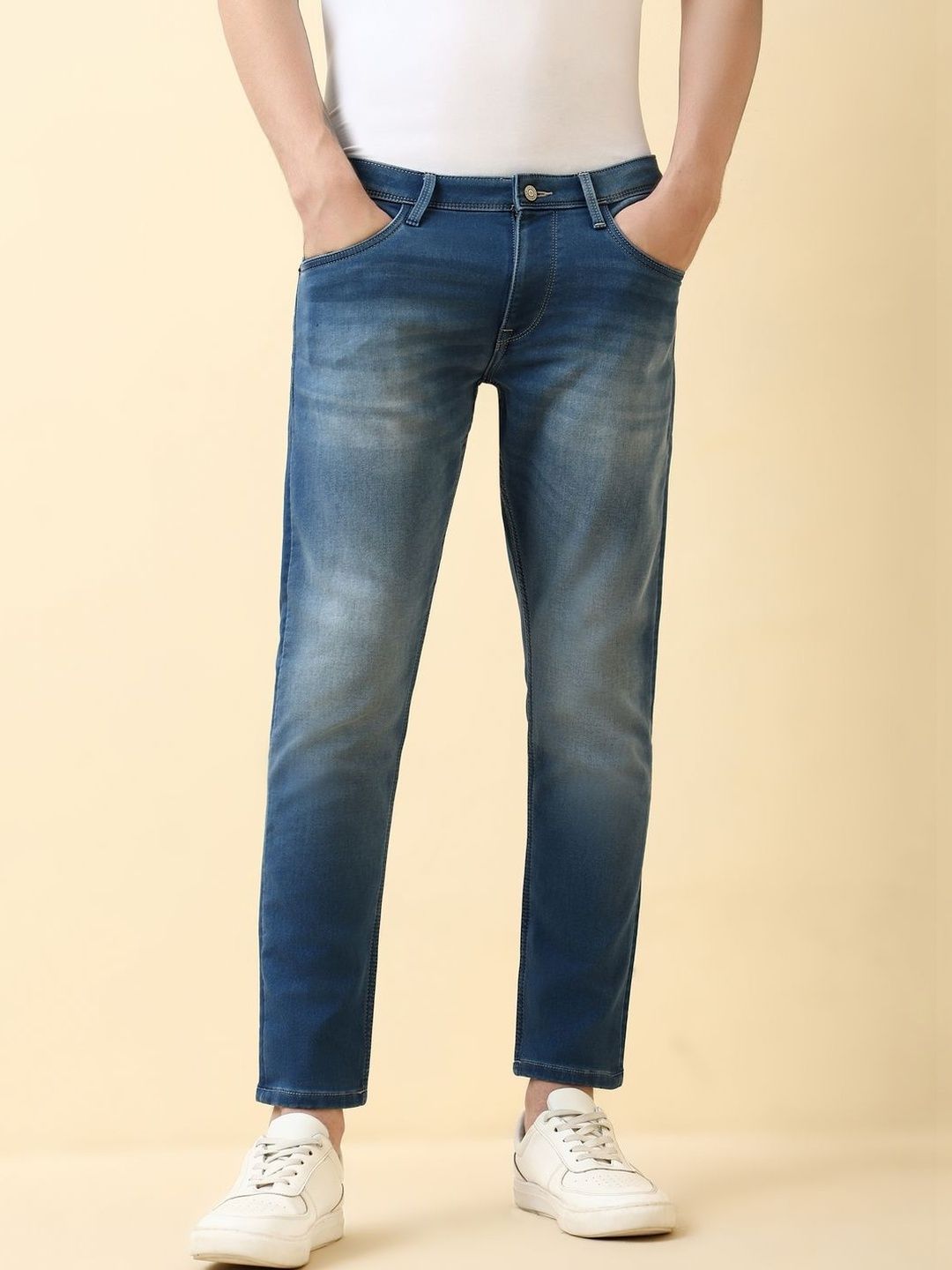 Allen Solly Men Slim Fit Mid-Rise Jeans