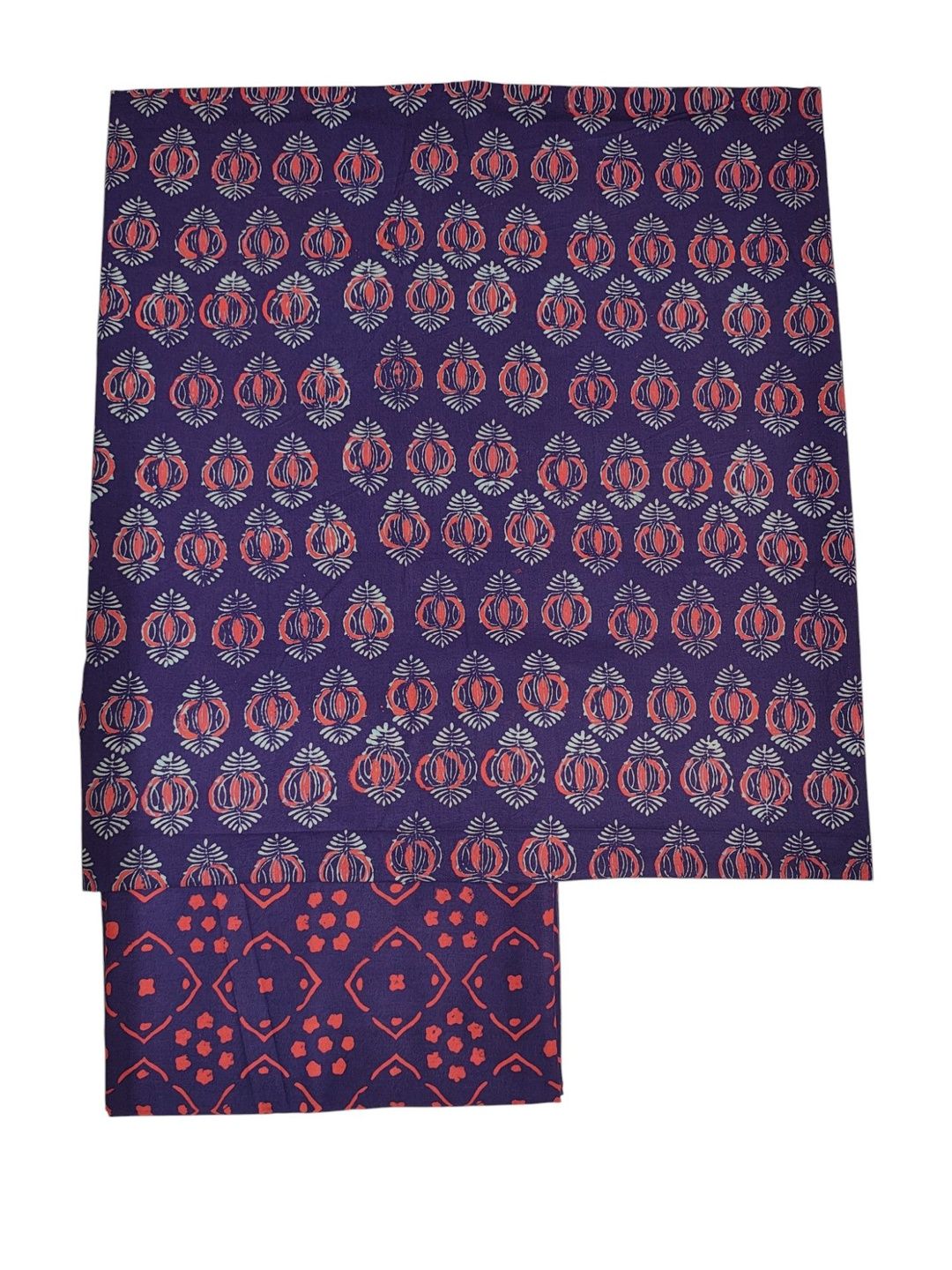 ivikta Printed Pure Cotton Unstitched Dress Material