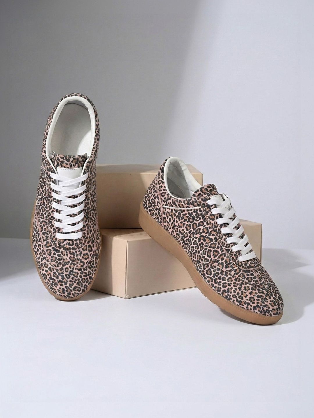 NICO NERINI Women Printed Leather Sneakers