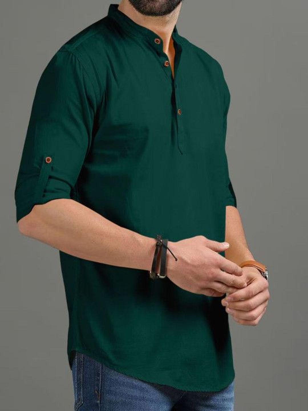PRINTCULTR Men Pathani Kurta