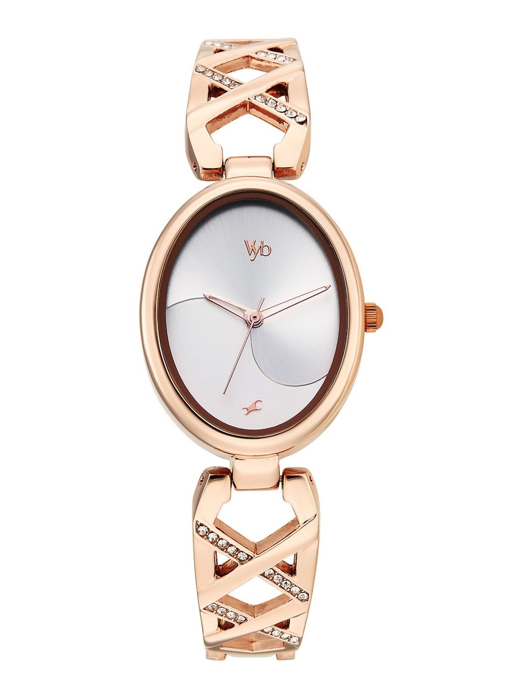 Fastrack Girls Vyb Charmer Quartz Analog Silver Dial Watch - FV60126WM01W