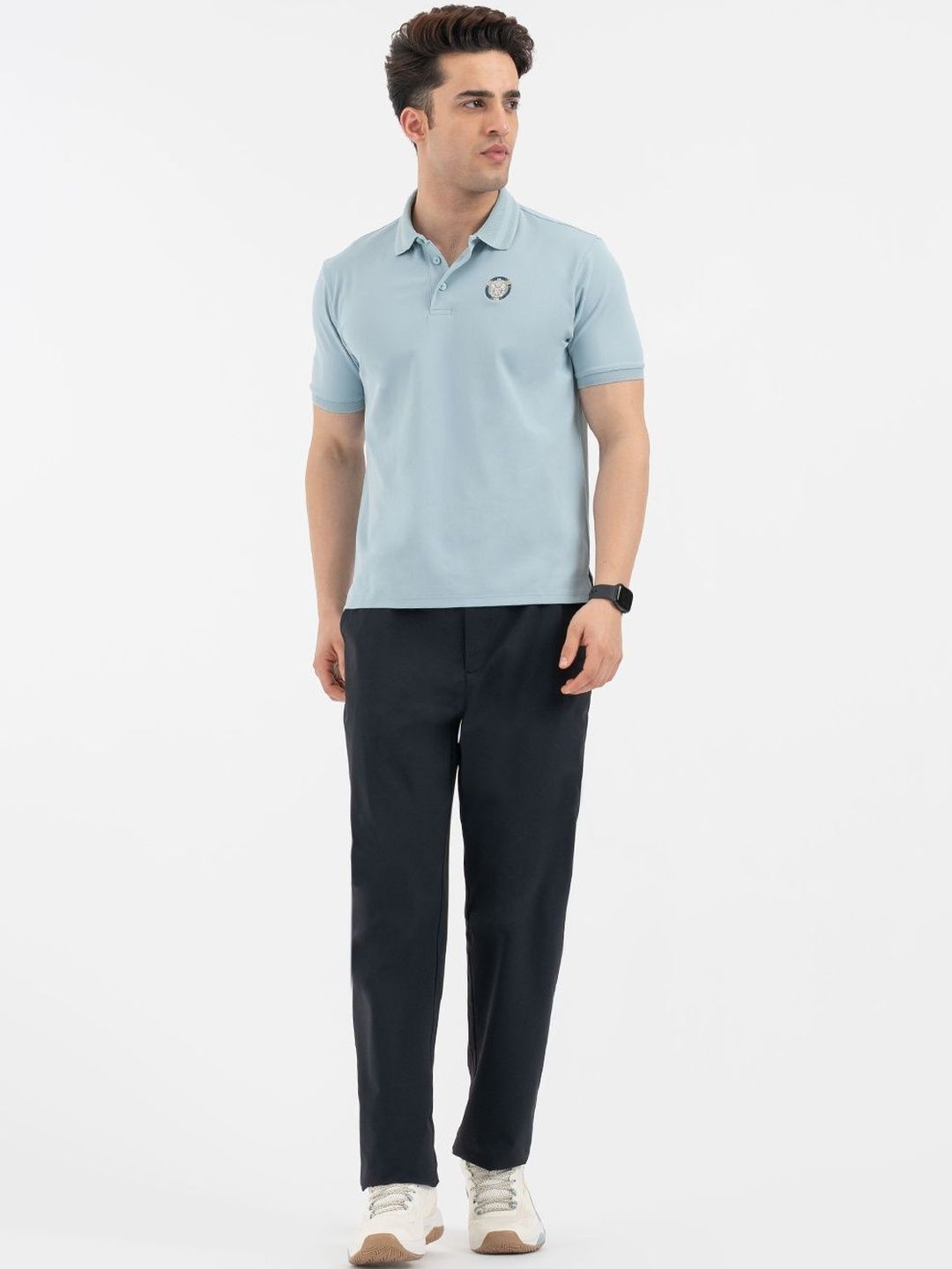 Red Tape Men Brand Logo Polo Collar T-shirt