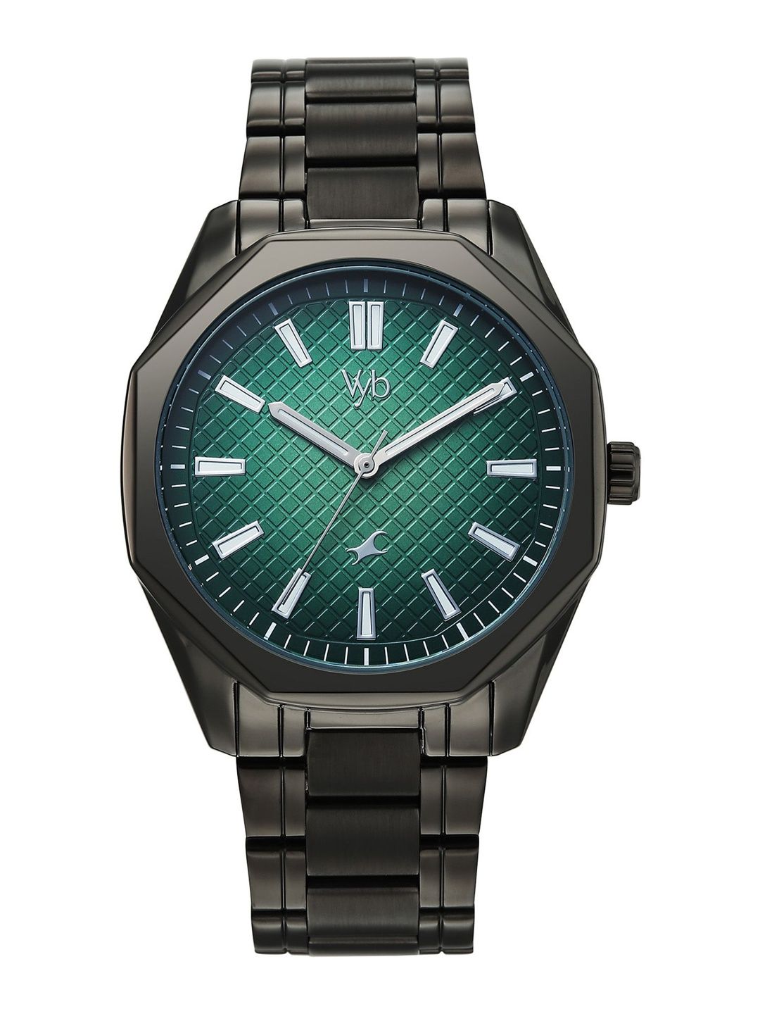 Fastrack Fastrack Men Vyb Quest Quartz Analog Green Dial Watch - FV30042QM02W