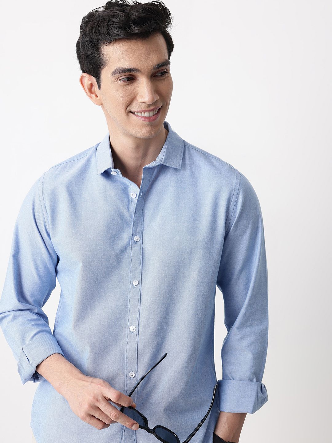 Mast & Harbour Pure Cotton Slim Fit Casual Shirt