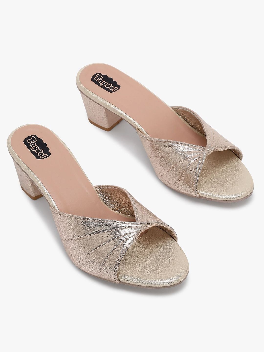 TAYDOL Textured Block Mules