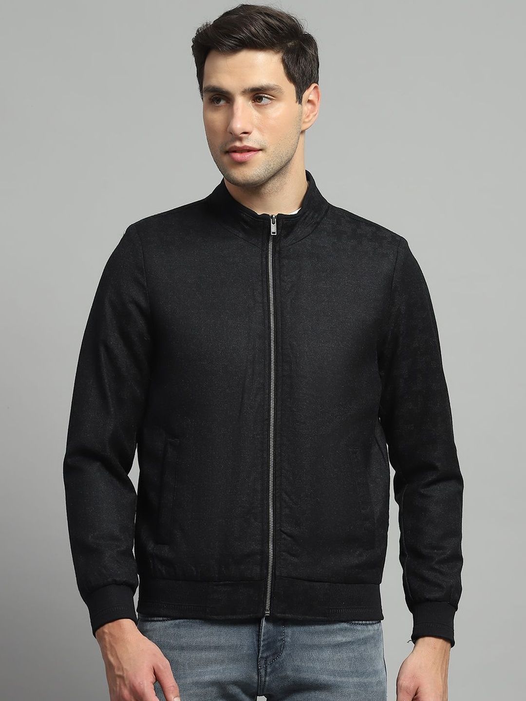 Monte Carlo Men Woollen Bomber Jacket