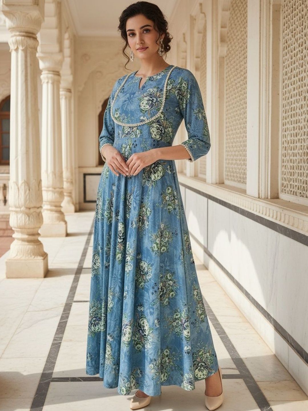 VIBE VISION VIBE VISION Women Ethnic Motifs Printed Kurta