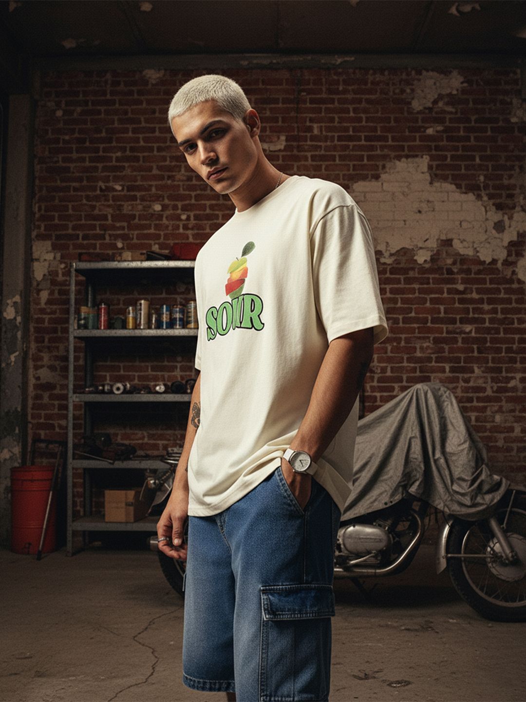 Kook N Keech Oversized Fit Graphic Printed Pure Cotton T-shirt