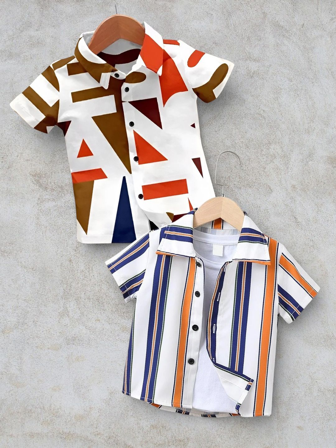 DUTT CREATION Boys Classic Printed Casual Shirt