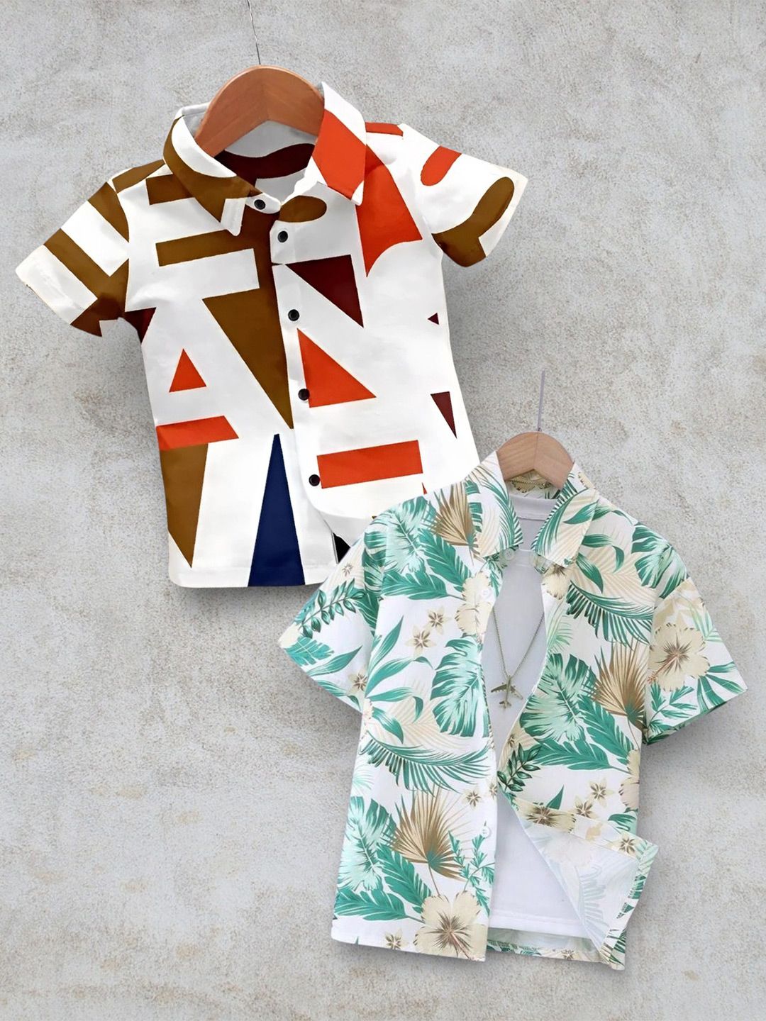 DUTT CREATION Boys Classic Floral Printed Casual Shirt
