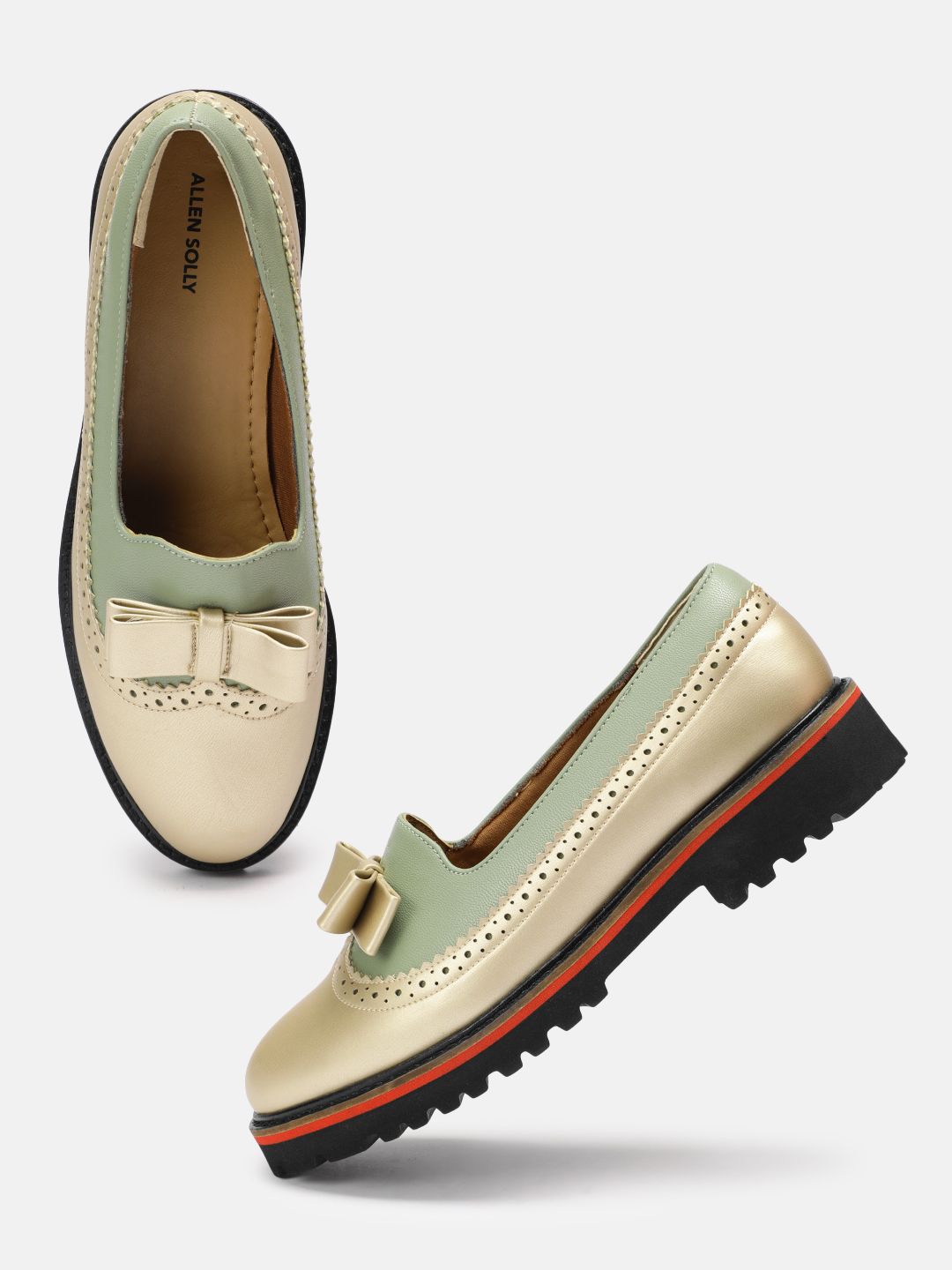 Allen Solly Allen Solly Women Colourblocked Slip-On Shoes