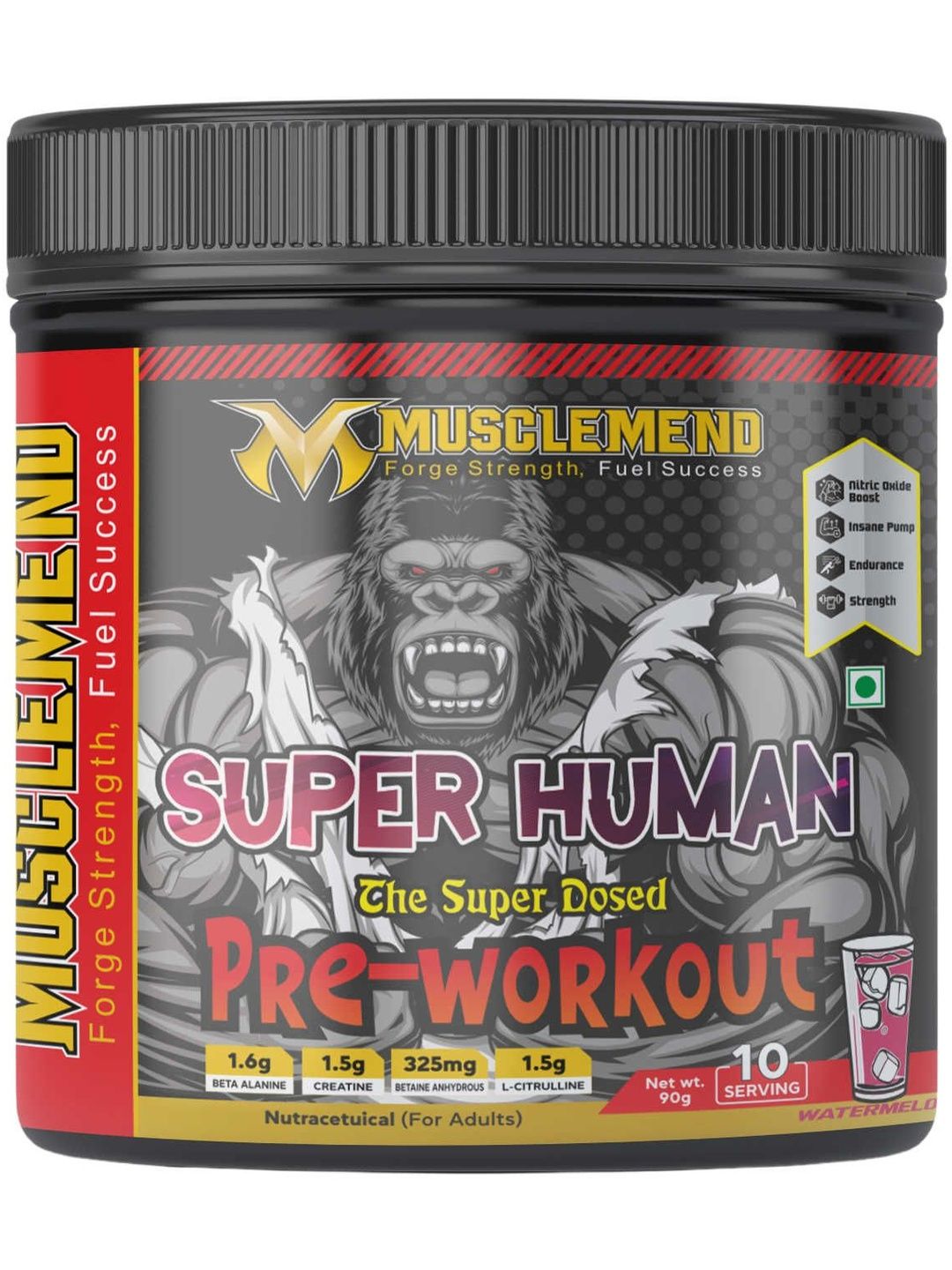 MUSCLEMEND MUSCLEMEND Pre-Workout High-Potency Formula - 90 g