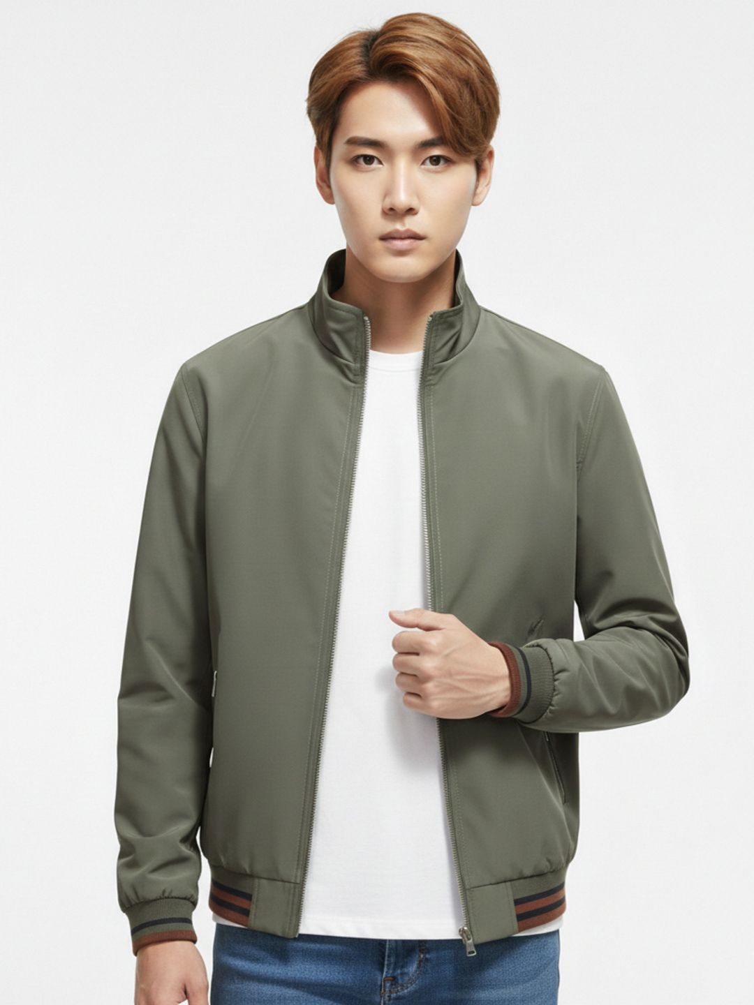 The Roadster Lifestyle Co Mandarin Collar Bomber Jackets