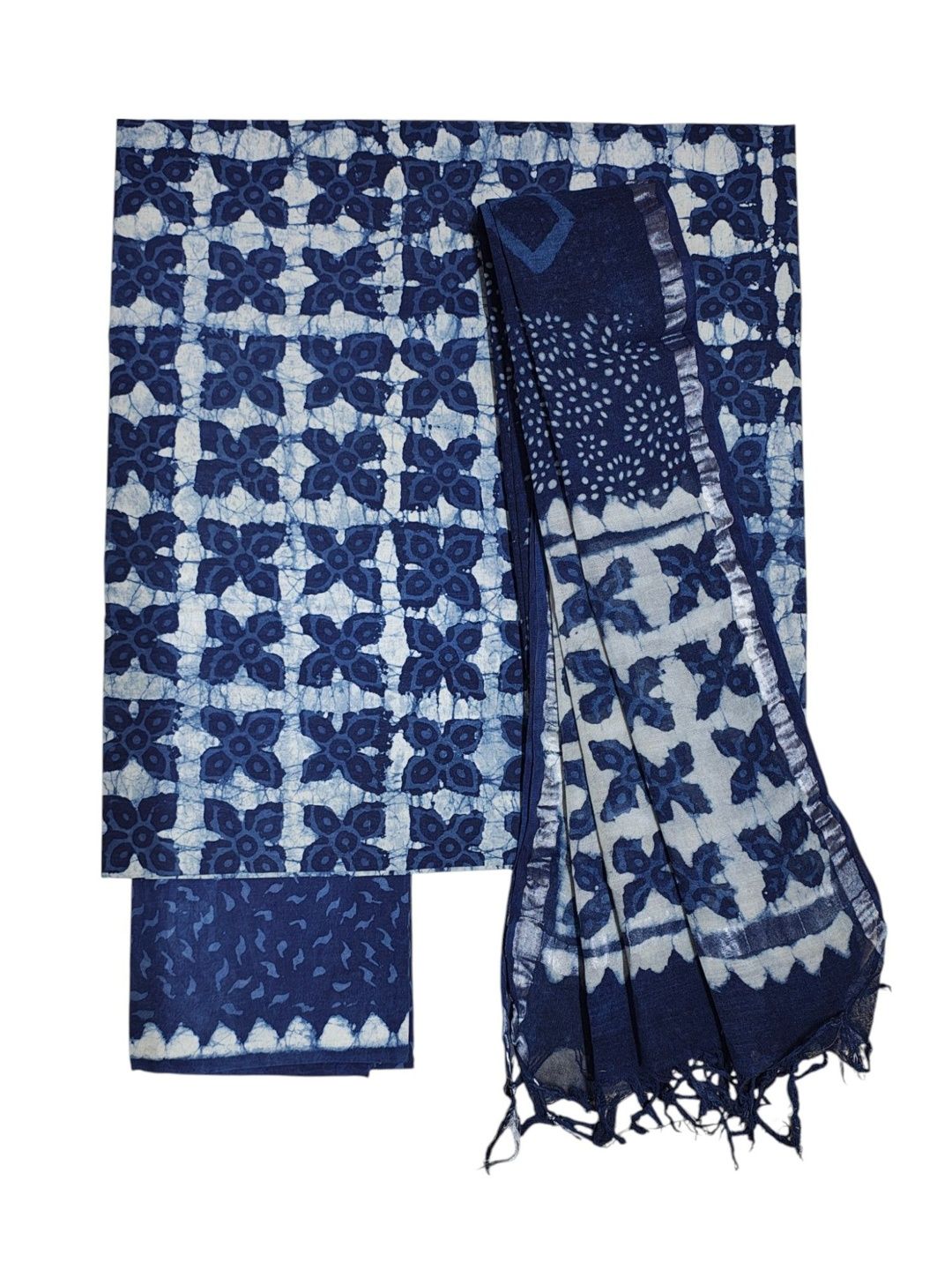 ivikta Printed Pure Cotton Unstitched Dress Material