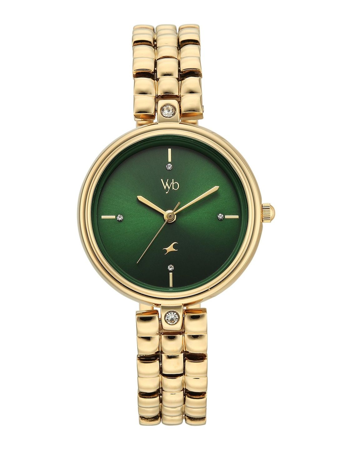 Fastrack Women Dial & Bracelet Style Straps Analogue Watch FV60115YM01W