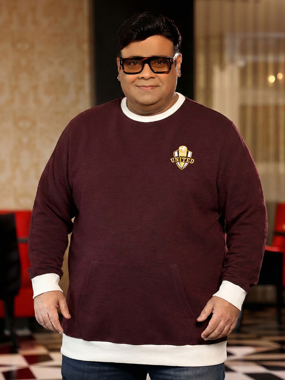 bigbanana Men Plus Size Sweatshirt