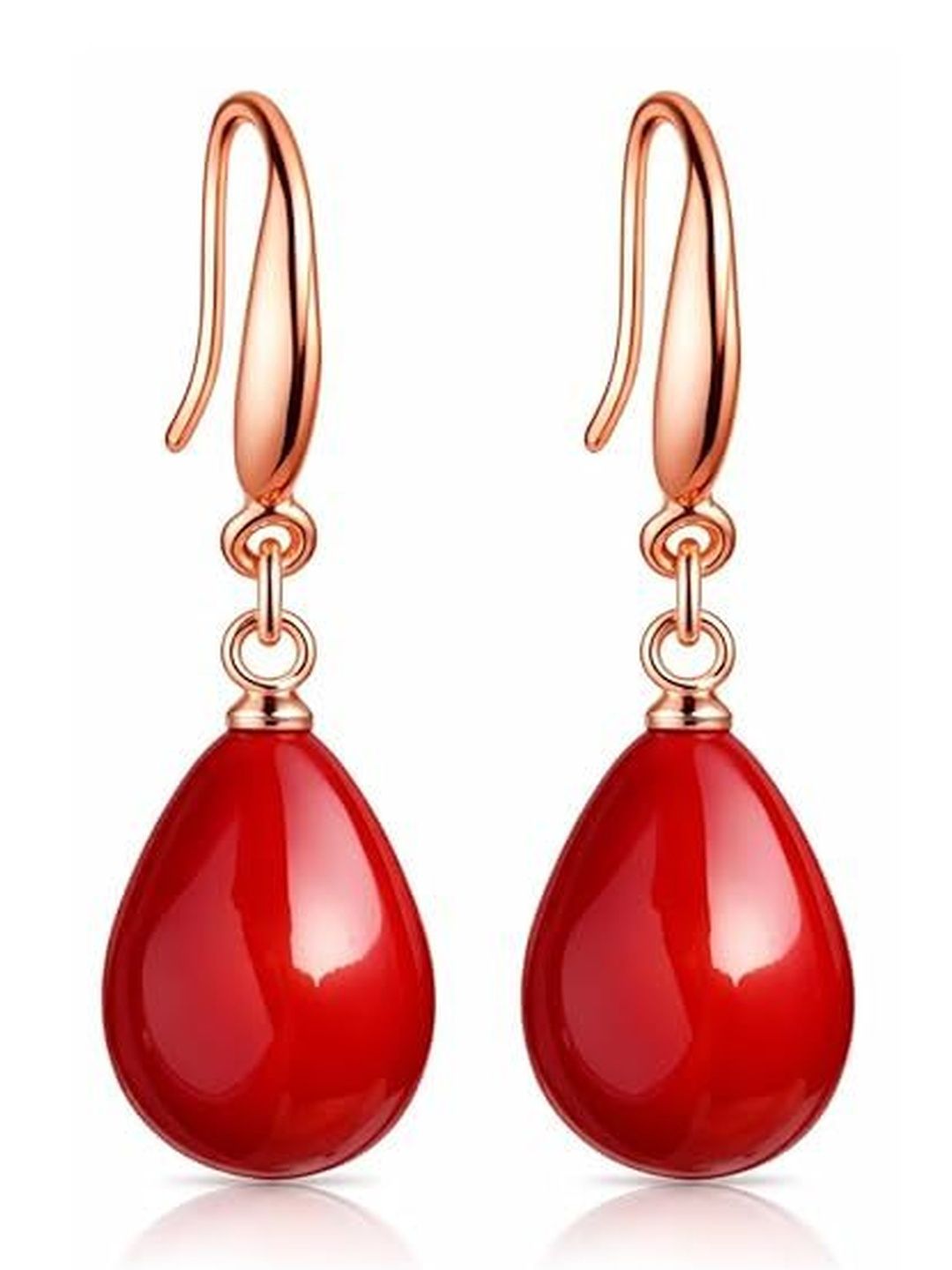 Nilu's Collection Teardrop Shaped Drop Earrings
