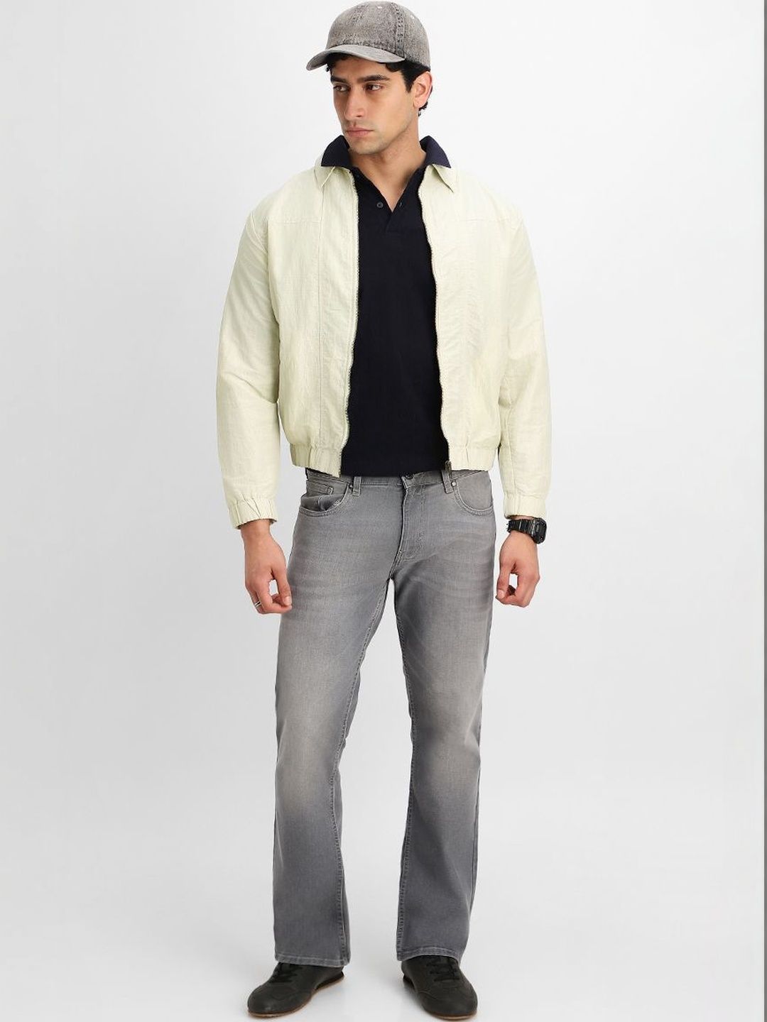 Snitch Off White Plain Jacket