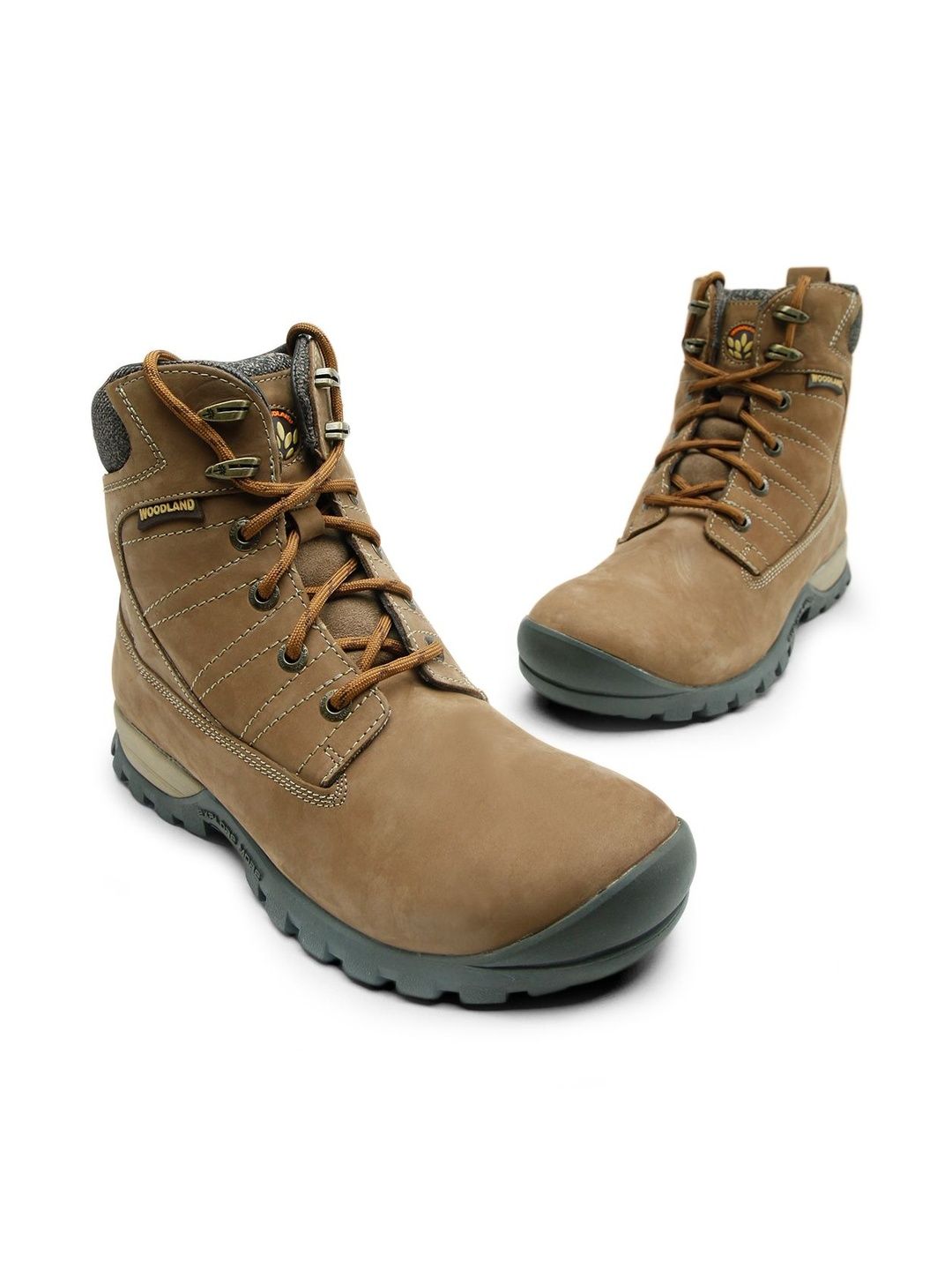 Woodland Woodland Men Block-Heeled Regular Boots
