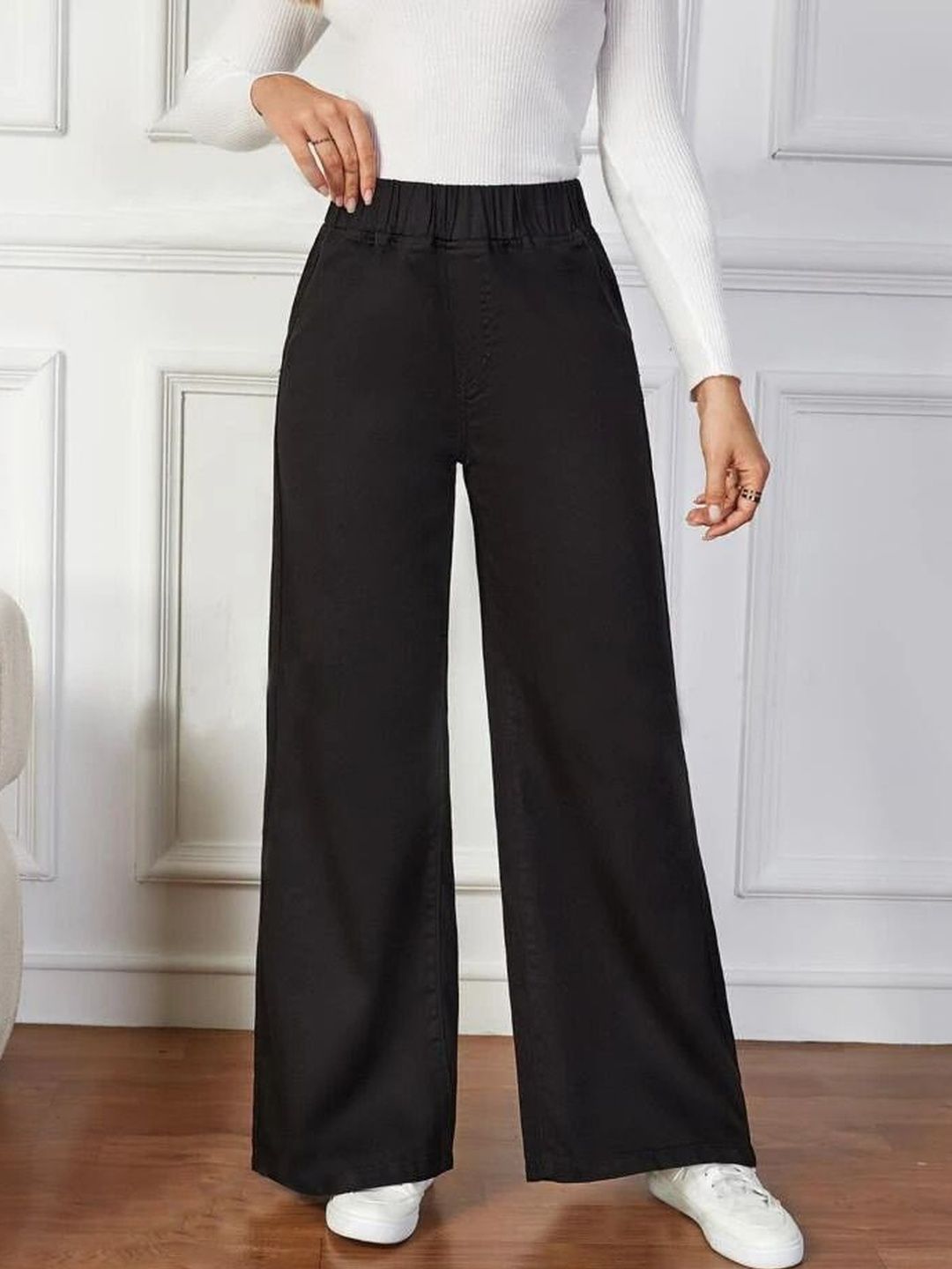 KASHIANXSTYLE Women Comfort Boyfriend Fit High-Rise Stretchable Jeans