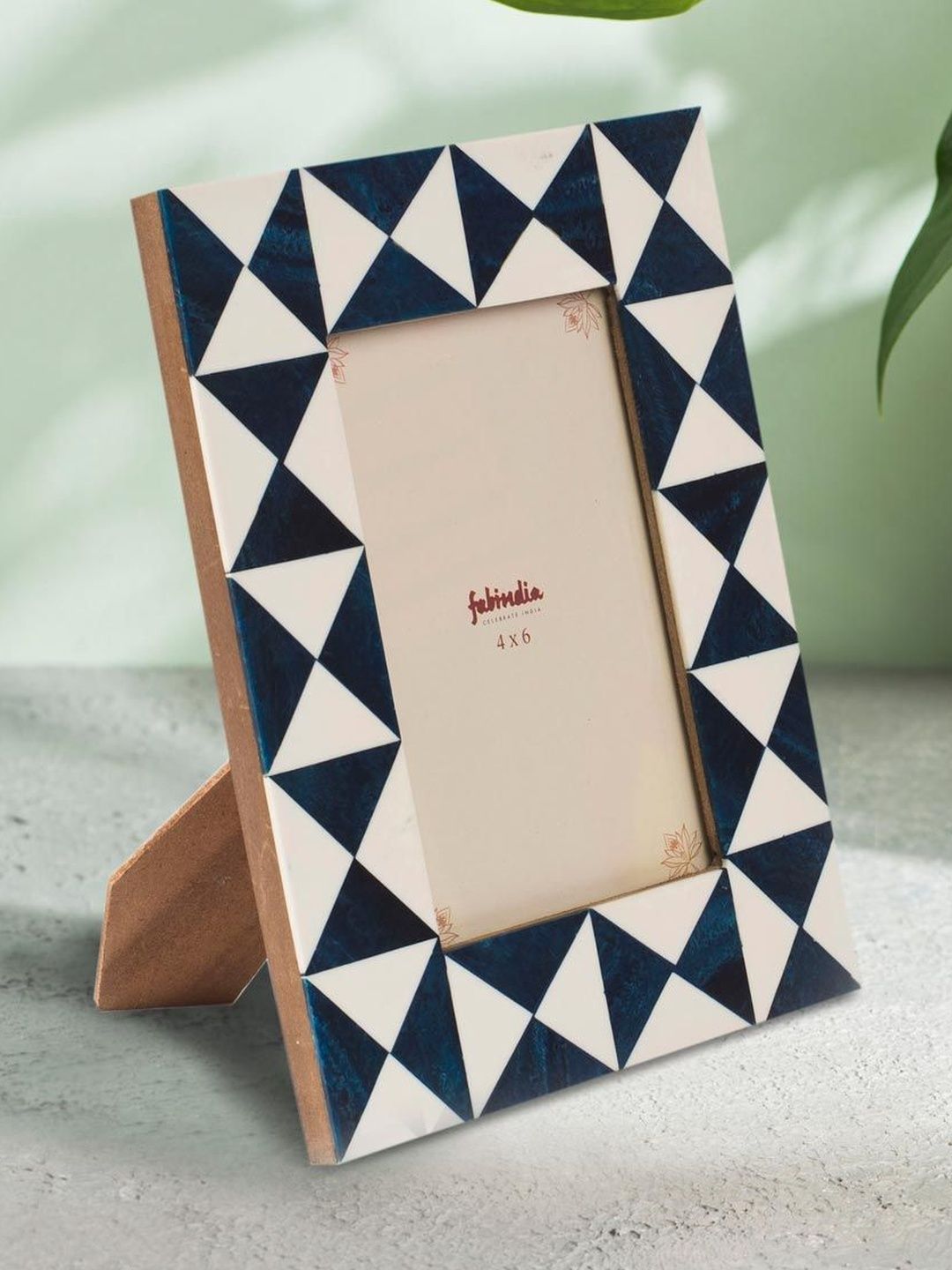 Fabindia Fabindia Blue & White 1 Pieces Acrylic Table Photo Frames