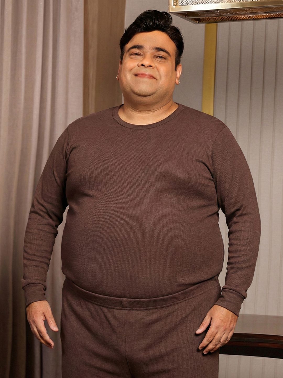bigbanana Plus Size Acrylic Thermal Top