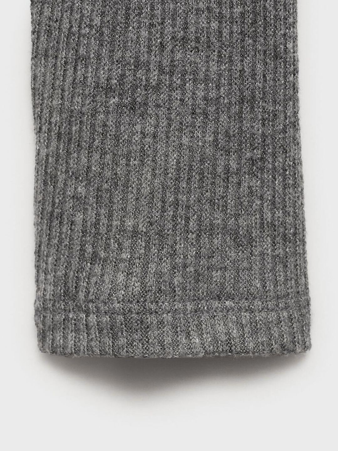 Scarf Neck Ribbed T-shirt