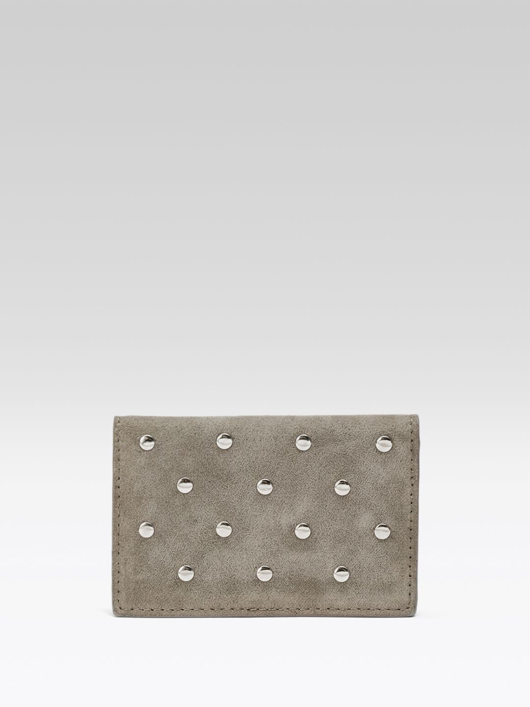Embellished Leather Card Holder