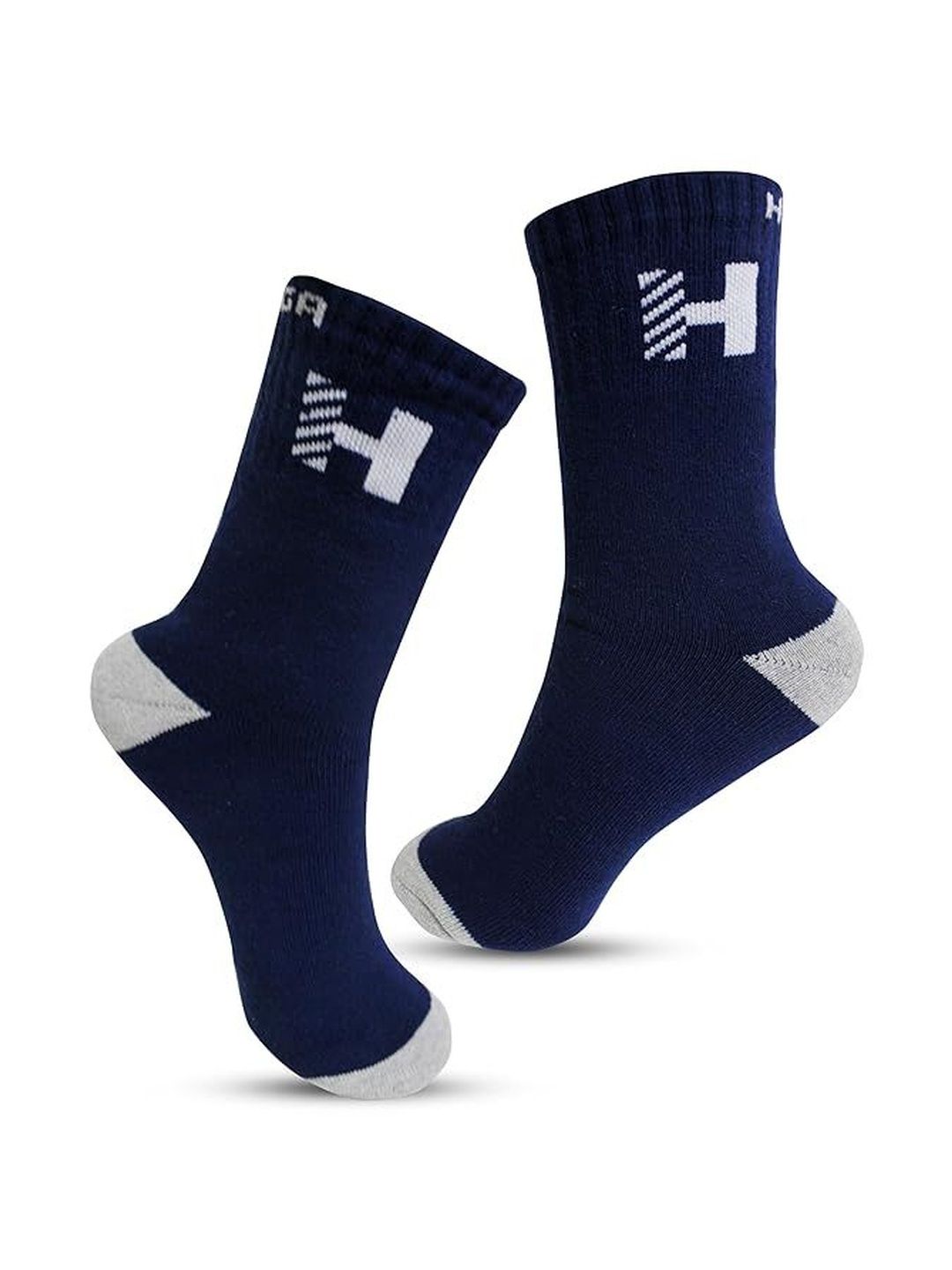 HEEGA Unisex Cotton Patterned Calf Length Socks